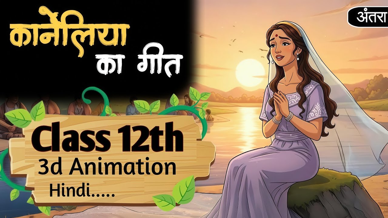 कार्नेलिया का गीत | Karneliya ka Geet class 12 hindi | Animation | Explain Vkhaya