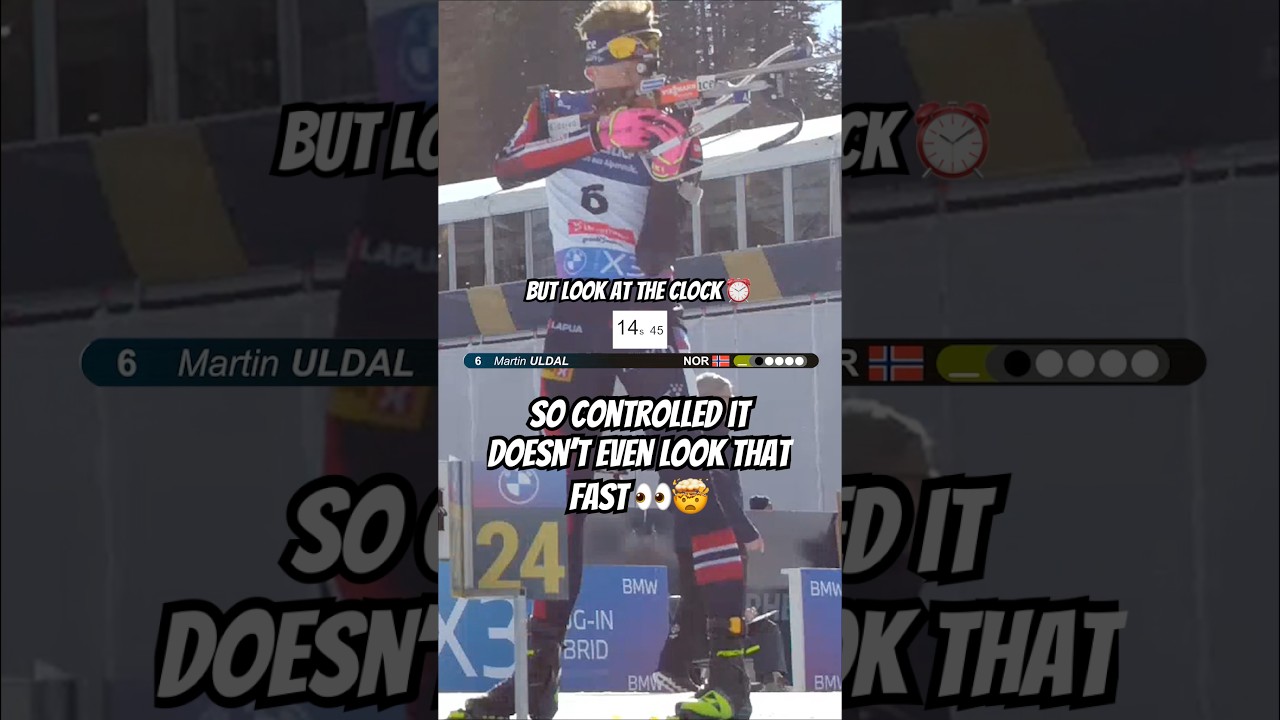 🇳🇴 Martin Uldal is redefining fast shooting in #biathlon 🥵