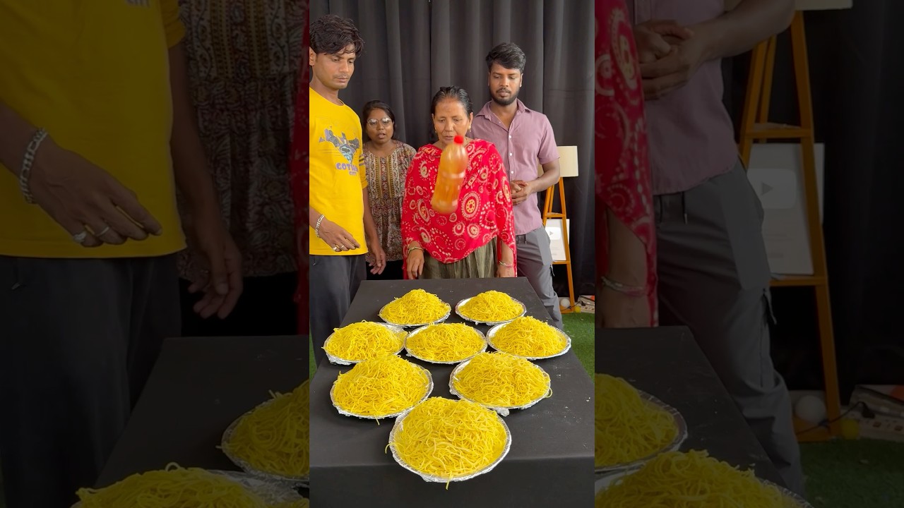 Mom vs two brother one sister flip bottle collect eight plate chaumin plate challenge 382921