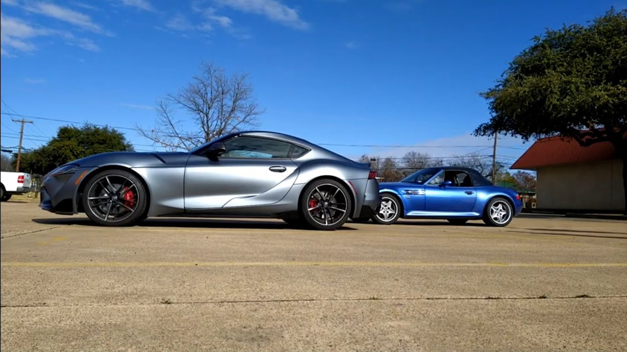 21 years apart: Supra 3.0 vs Z3 M Roadster
