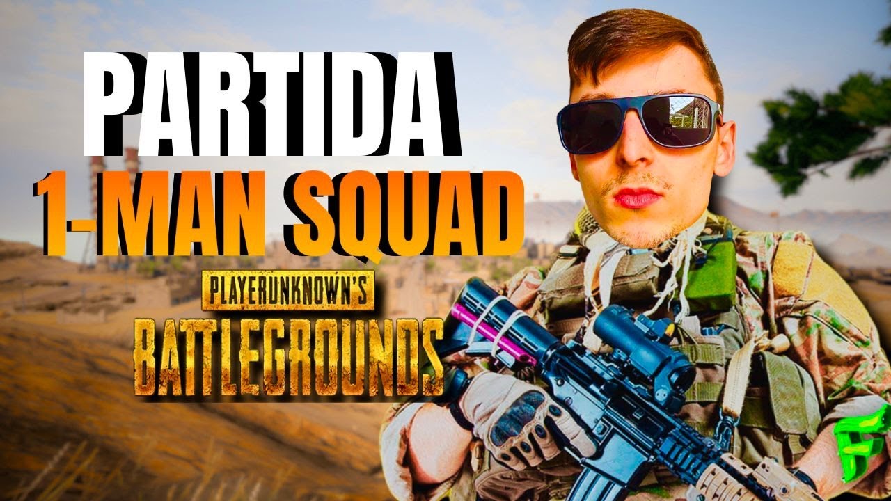 ESSA PARTIDA PODERIA SER UMA DAS MELHORES 1-MAN SQUAD DO PUBG...