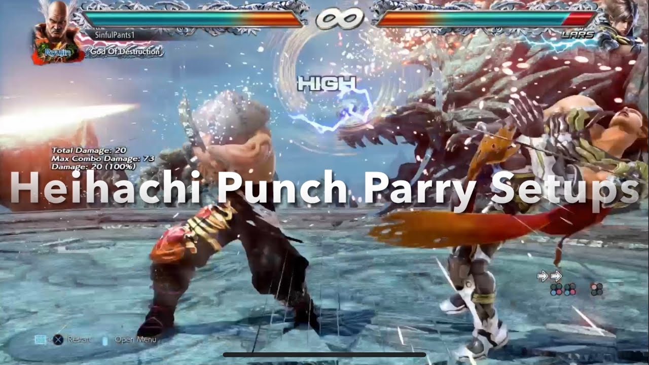 Heihachi Punch Parry Setups Tekken 7