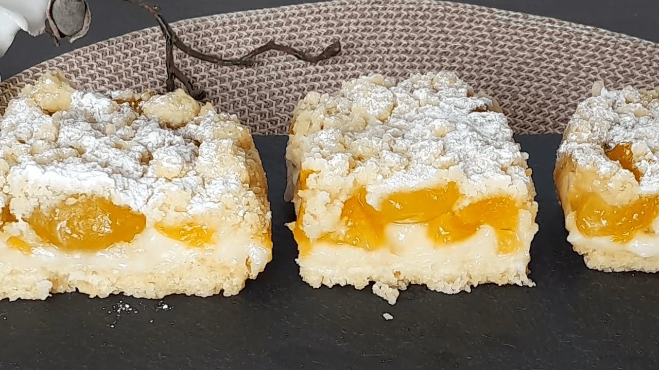 Streusel-Aprikosen-Kuchen, die schnellste und die leckerste Version von einem Streuselkuchen