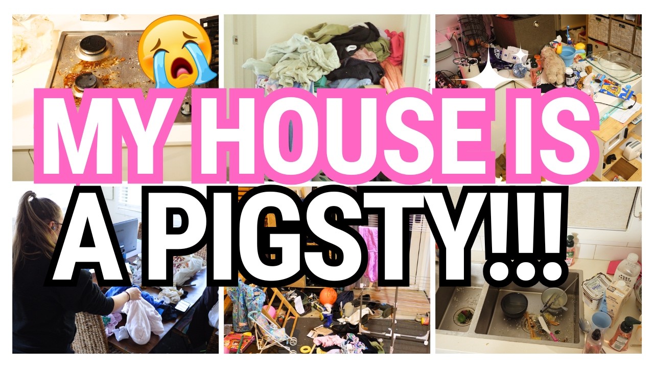 *NEW*🧼✨REALISTIC MESSY WHOLE HOUSE CLEAN WITH ME 2025//CLEANING MOTIVATION// DECLUTTER AND ORGANIZE