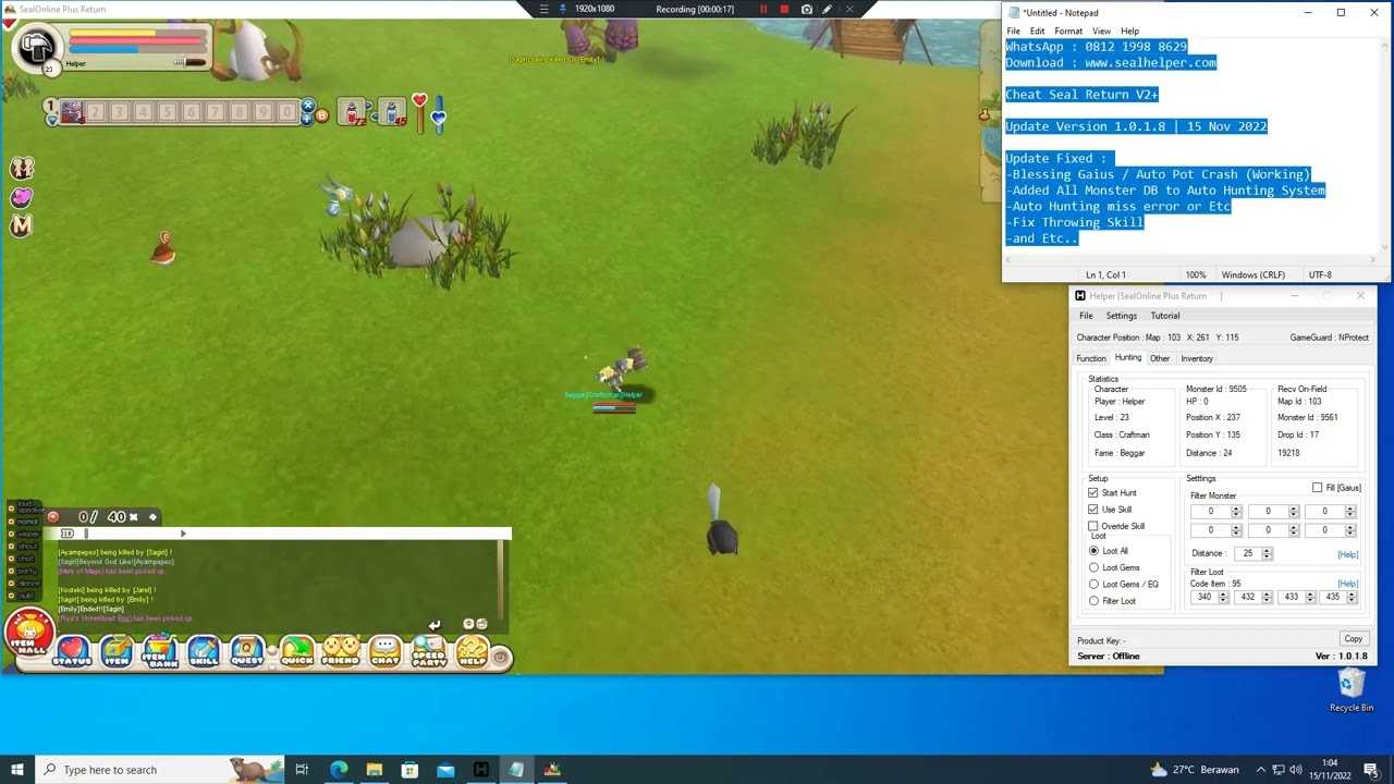 Cheat Seal Return V2 Plus 25 November 2022