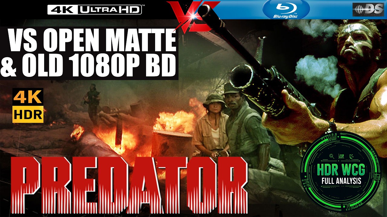HDR vs SDR | FULL Analysis Review  |  Predator 1987 4K Bluray Disc