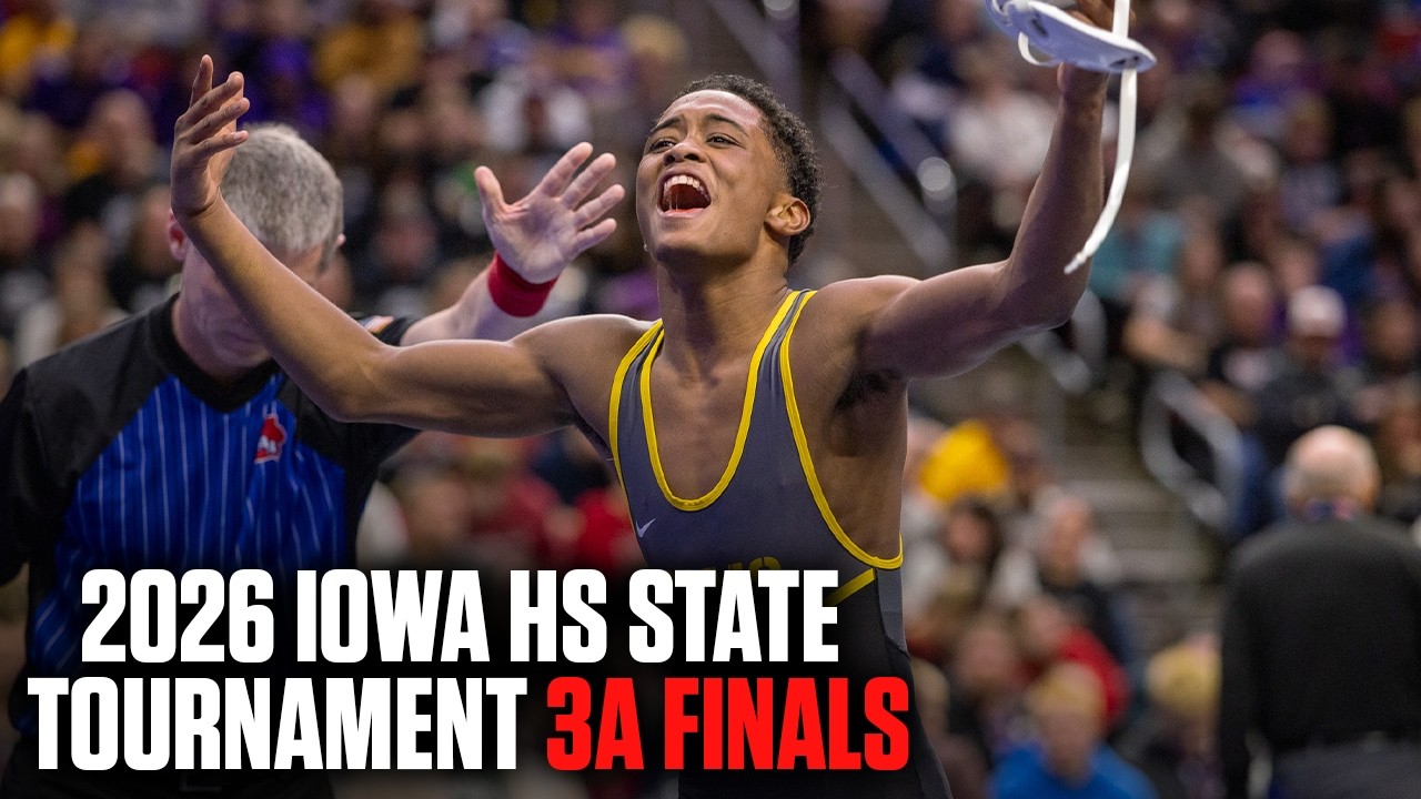 Iowa High School State Wrestling Championships 3A Finals #statechampionships