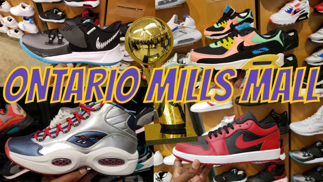 TRIP TO ONTARIO CALIFORNIA | ONTARIO MILLS MALL | FINISHLINE, FOOTLOCKER, SHOE PALACE