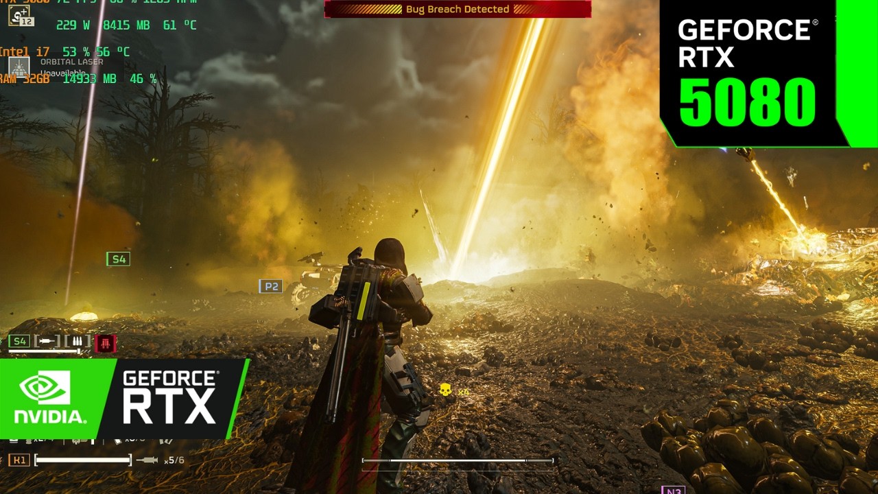 RTX 5080 | HELLDIVERS 2 BUGS INVASION [4K MAX SETTINGS] 32 GB