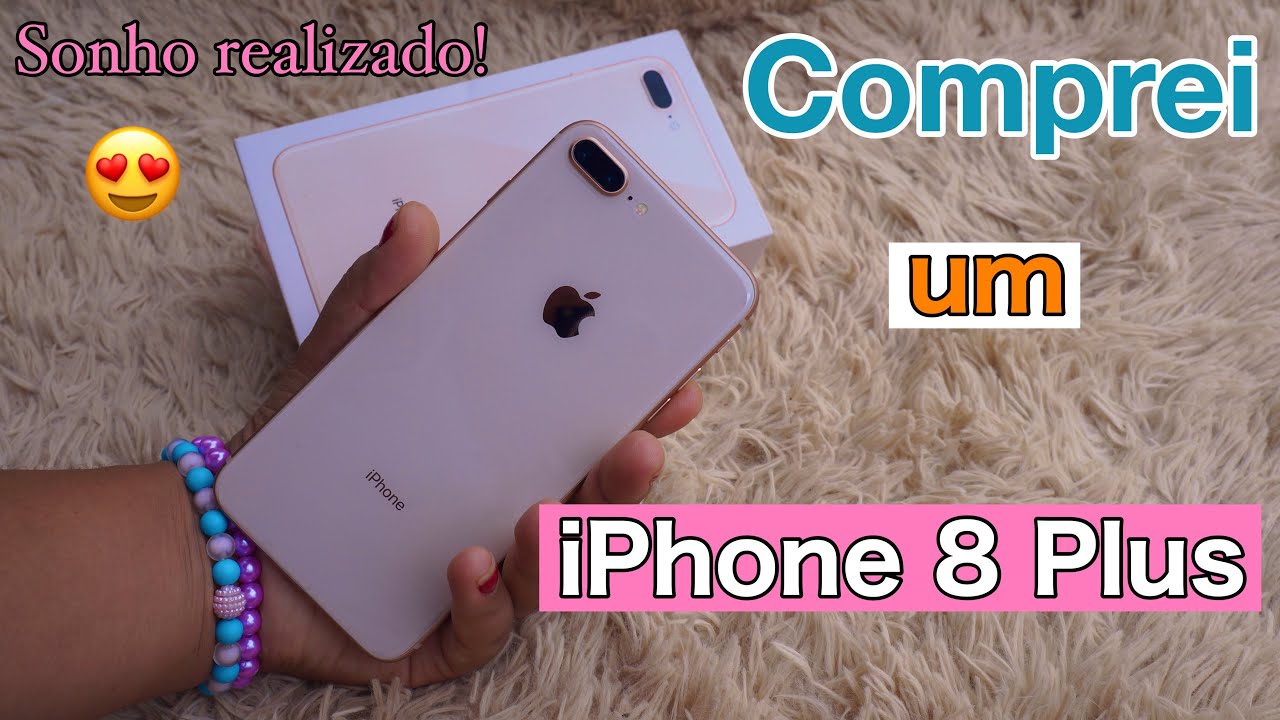 Unboxing do meu iPhone 8 Plus | 2021