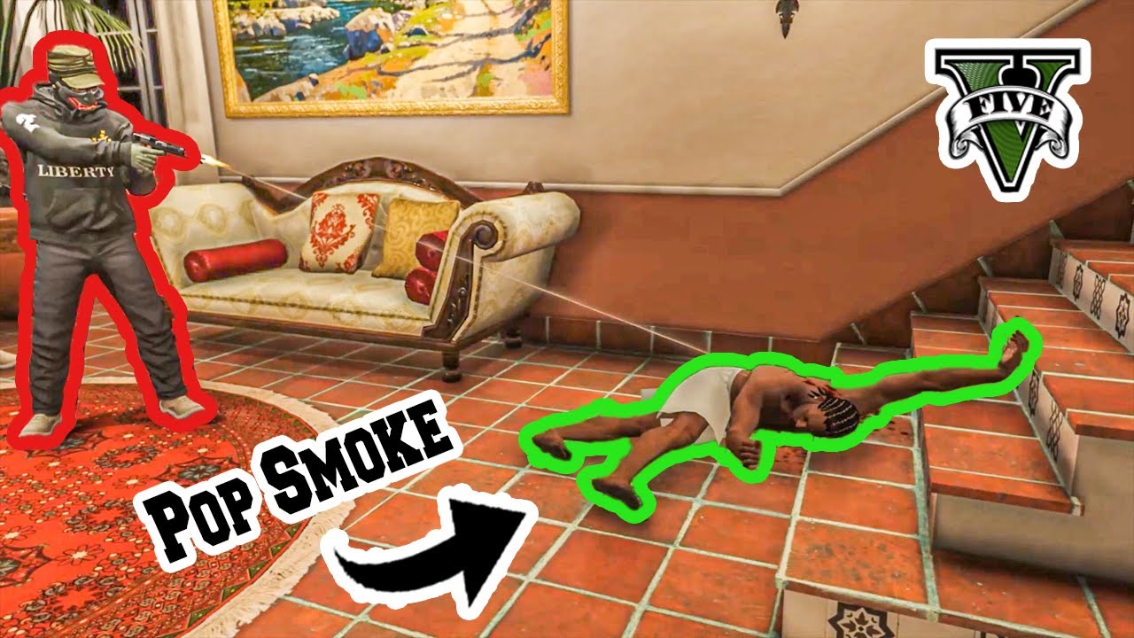 Pop SMOKE death recreated in GTA 5