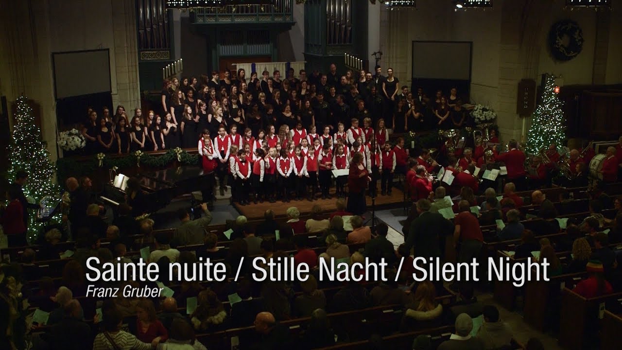 Sainte nuite / Stille Nacht / Silent Night - EMSB Chorale - 2014 Christmas Concert
