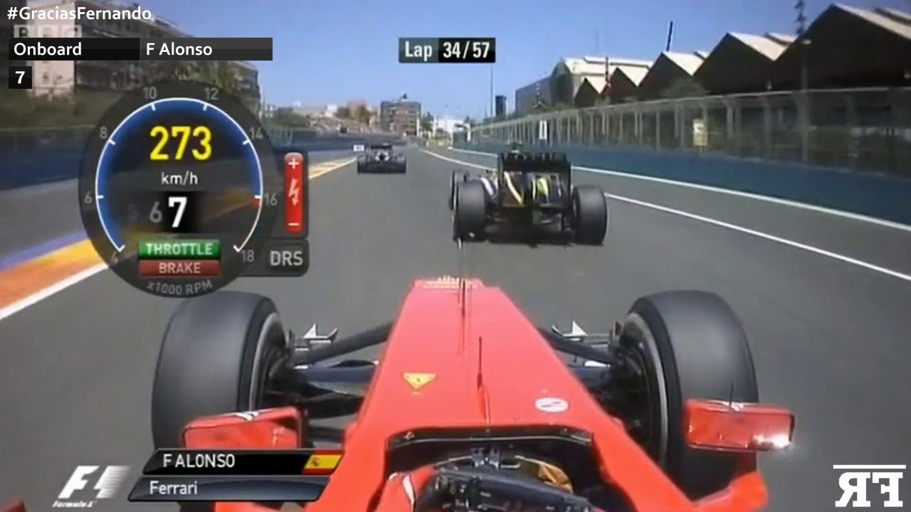 F1 Onboard | F1 Fernando Alonso's Top 15 Overtakes