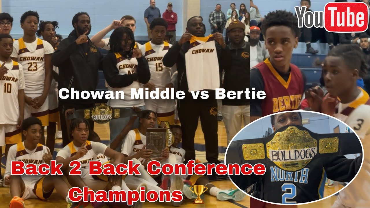 “IT’S LEVELS TO THIS” 🏆 Chowan BACK 2 BACK Conference Champions After Defeating Bertie Middle 😳