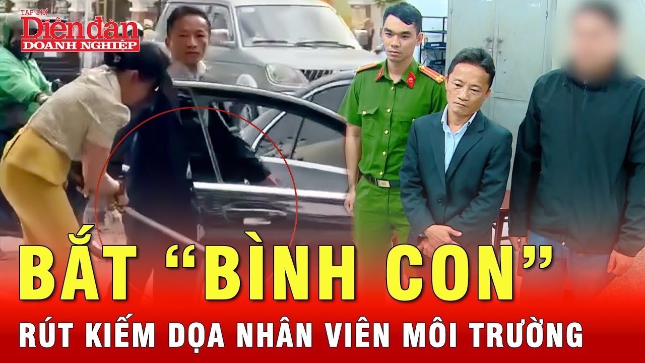 Bắt “Bình con” cầm kiếm đe dọa nhân viên môi trường Nha Trang | Tin tức 24h