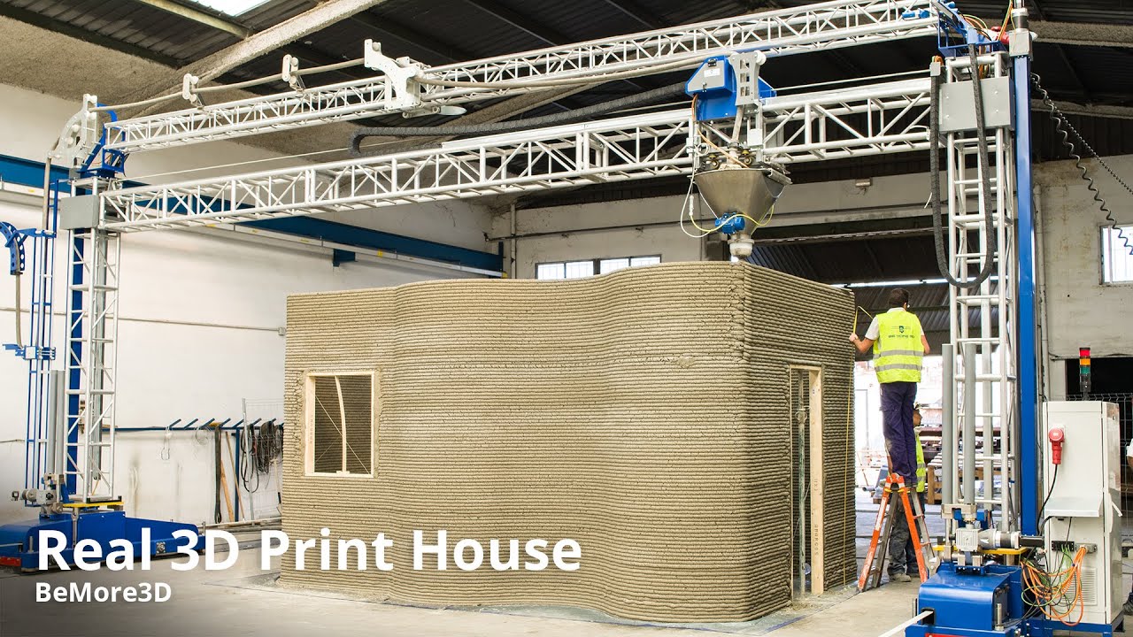Real 3D Print House by BE MORE 3D