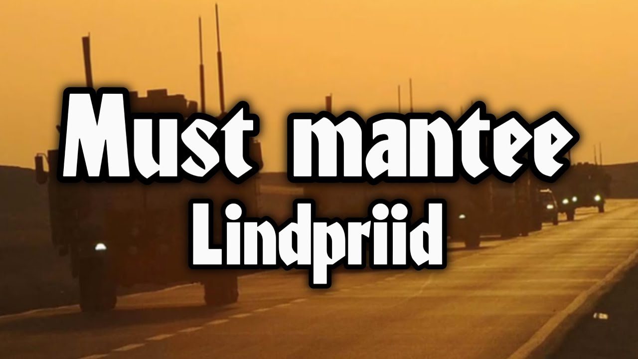 Lindpriid - Must mantee (Sõnadega)