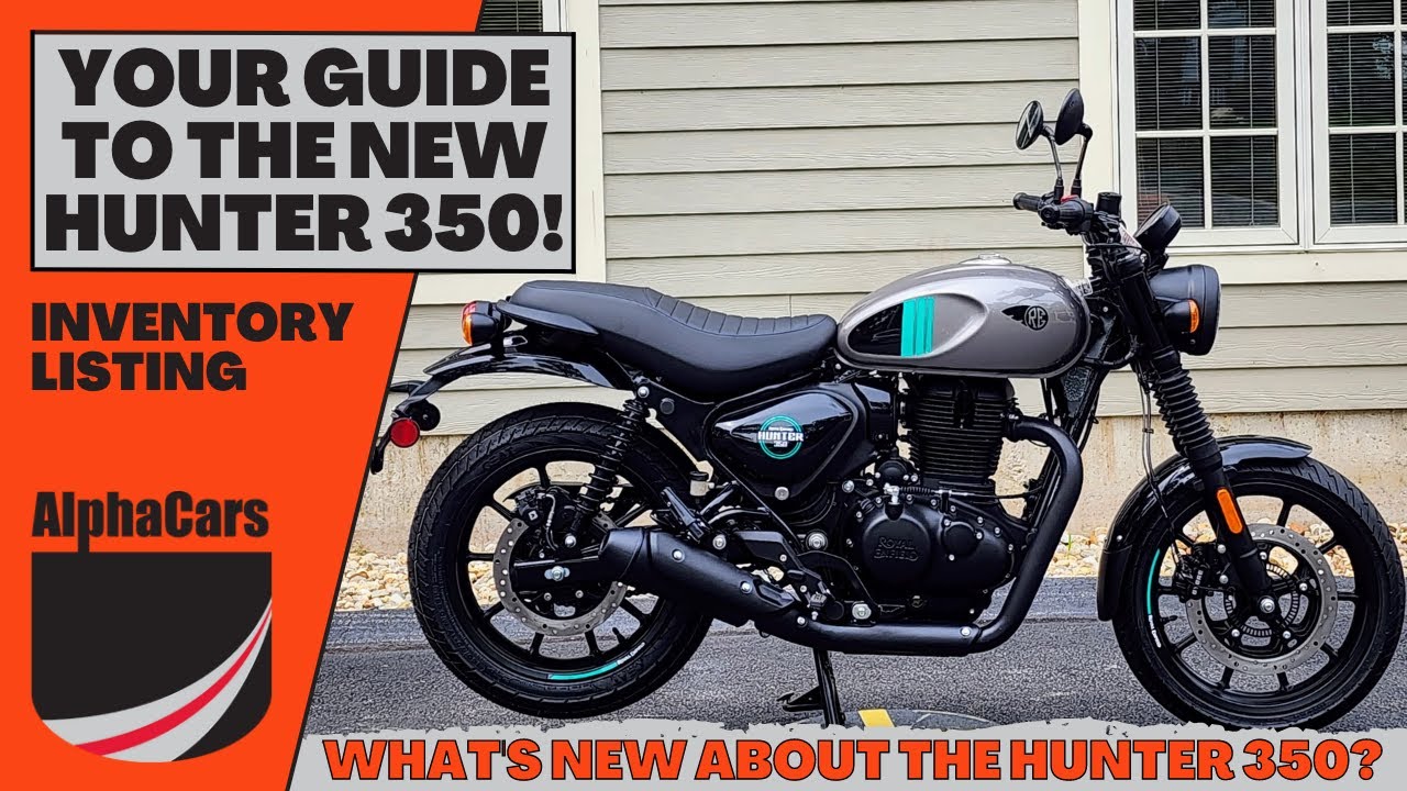 Your Guide to the NEW 2023 Royal Enfield Hunter 350 in Dapper Ash!