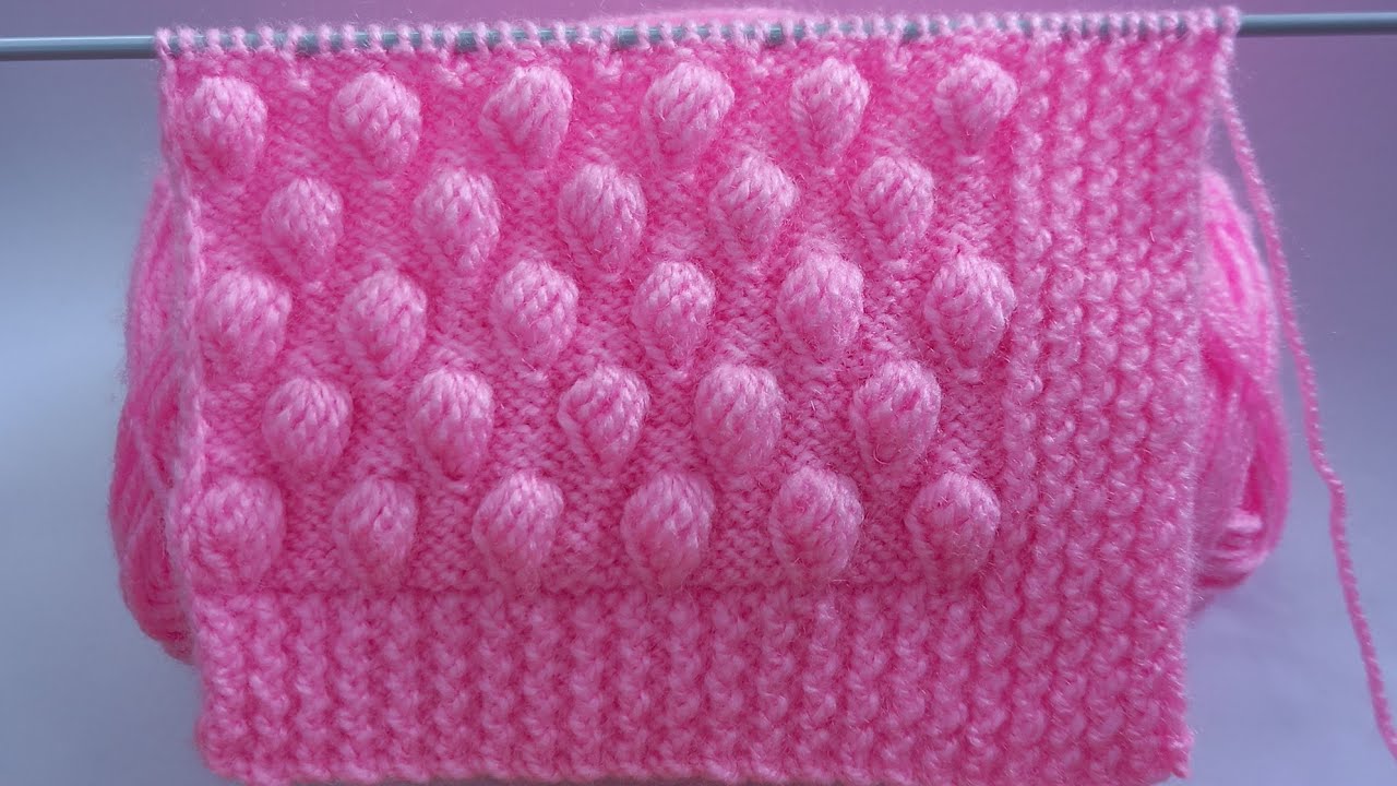 HERMOSO PUNTO TEJIDO A DOS AGUJAS | SAMANTHA 💗
