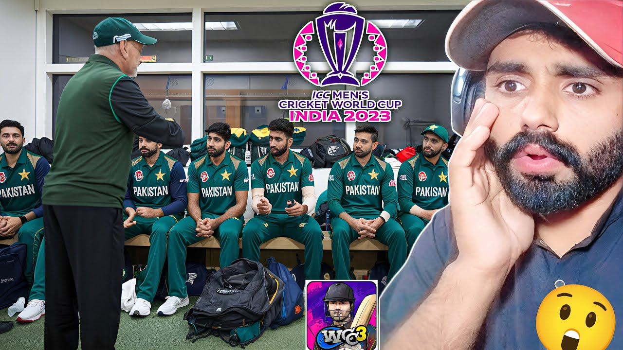 COACH MOTIVATION SPEECH😯FOR BEST PERFOM😎ODI WORLD CUP 23 PAK VS BAN WCC3 GAMEPLAY IN HINDI URDU