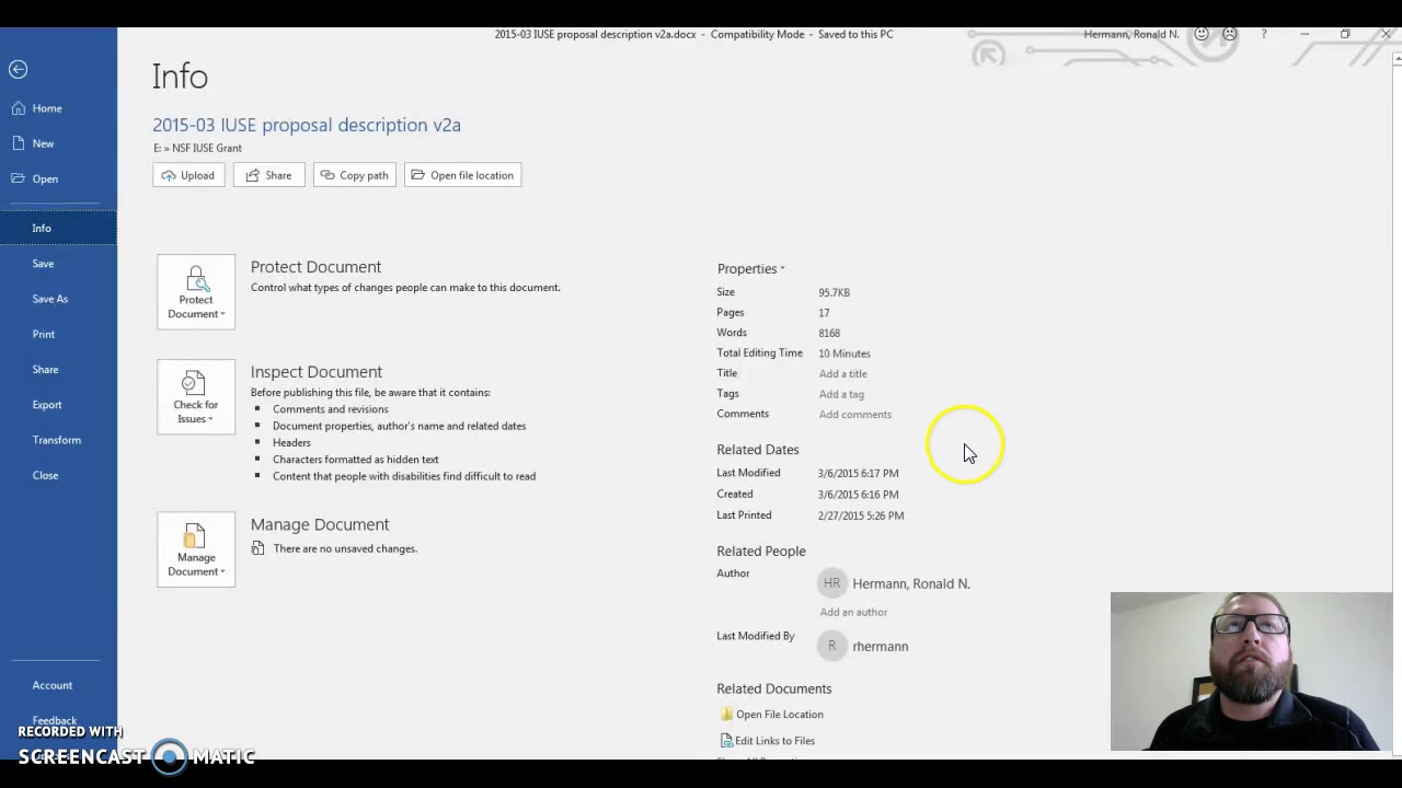 Removing Hidden Data from Word Documents