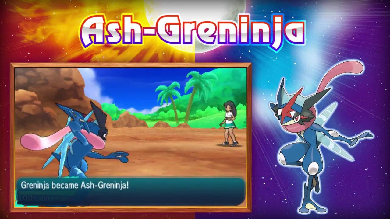 Ash-Greninja Unleashes Brand-New Ability Battle Bond - Pok&eacute;mon Sun & Moon