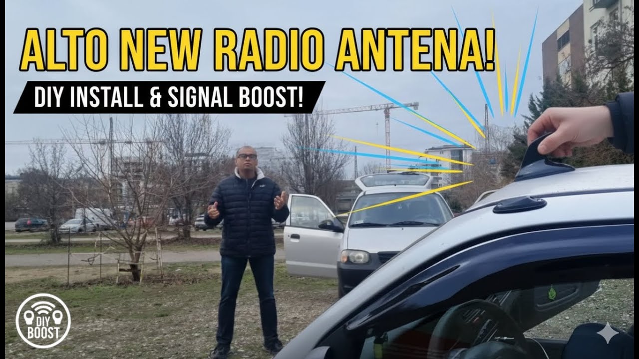 CRISTAL CLEAR SIGNAL! DIY Car Antenna Installation 📻⚡.