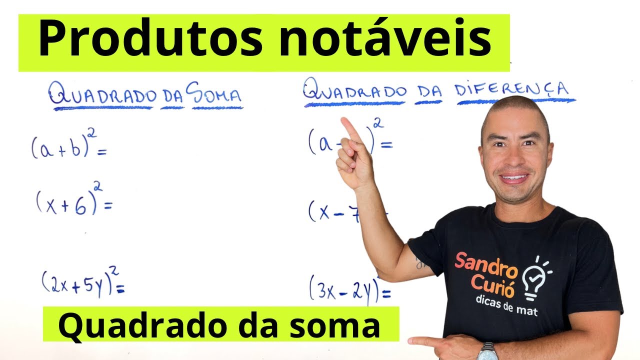 QUADRADO DA SOMA E QUADRADO DA DIFERENÇA | RAPiDO é FÁCIL