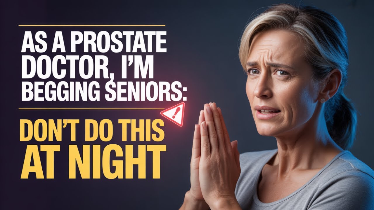 As a PROSTATE DOCTOR, I WARN SENIORS: this habit enlarges your prostate!