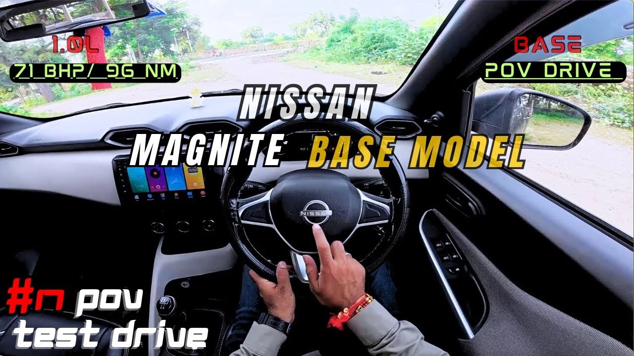 Nissan Magnite Test Drive ✅ | 71 BHP / 96 NM TRQ 🚀 | 1.0L PETROL 3 CYLINDER | POV DRIVE