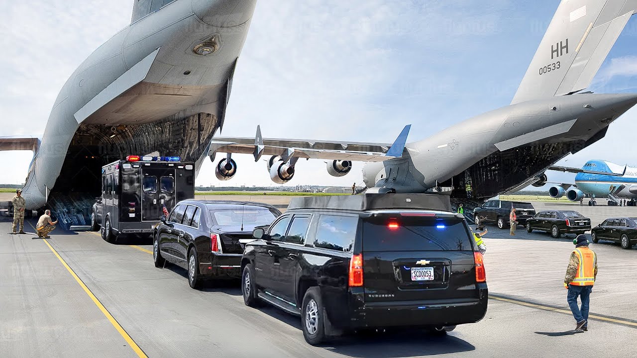 How the US Secret Service is Transporting US President&rsquo;s Massive Motorcade