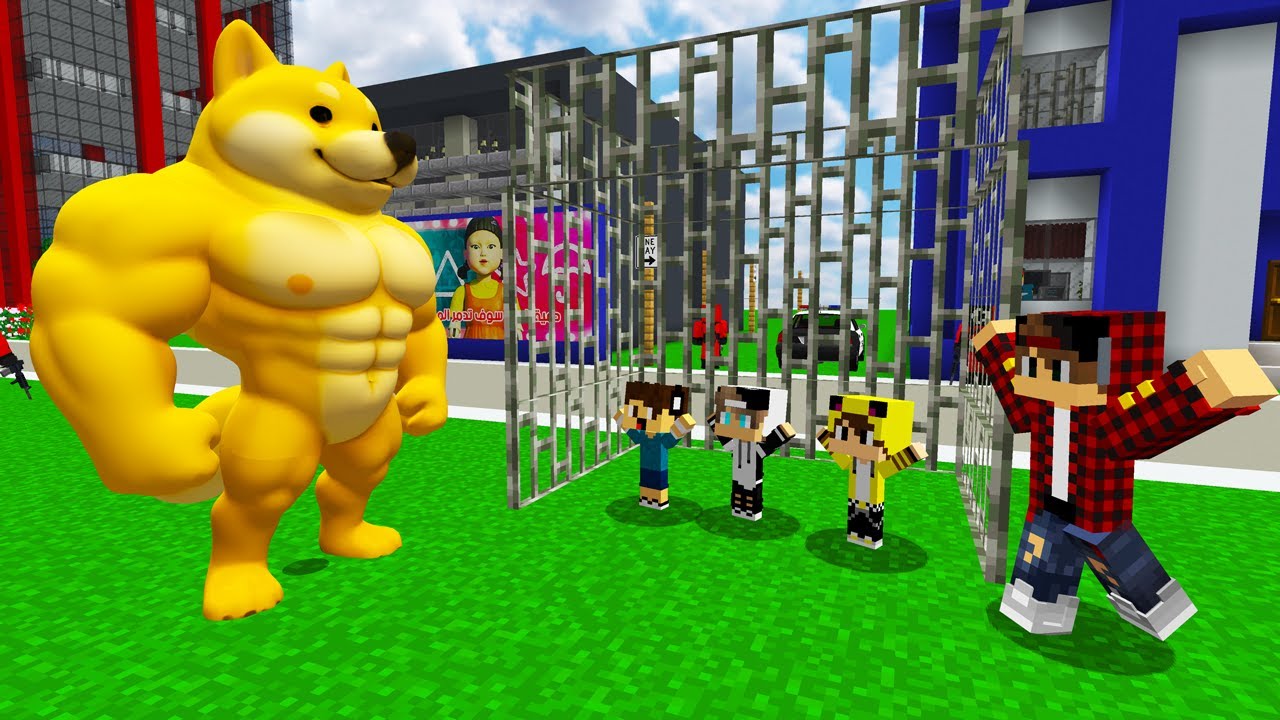 ماين كرافت لكن انقذت جيجي وكعبول وعبوسي من العملاق الشرير 😨😱 #فلم_ماين_كرافت