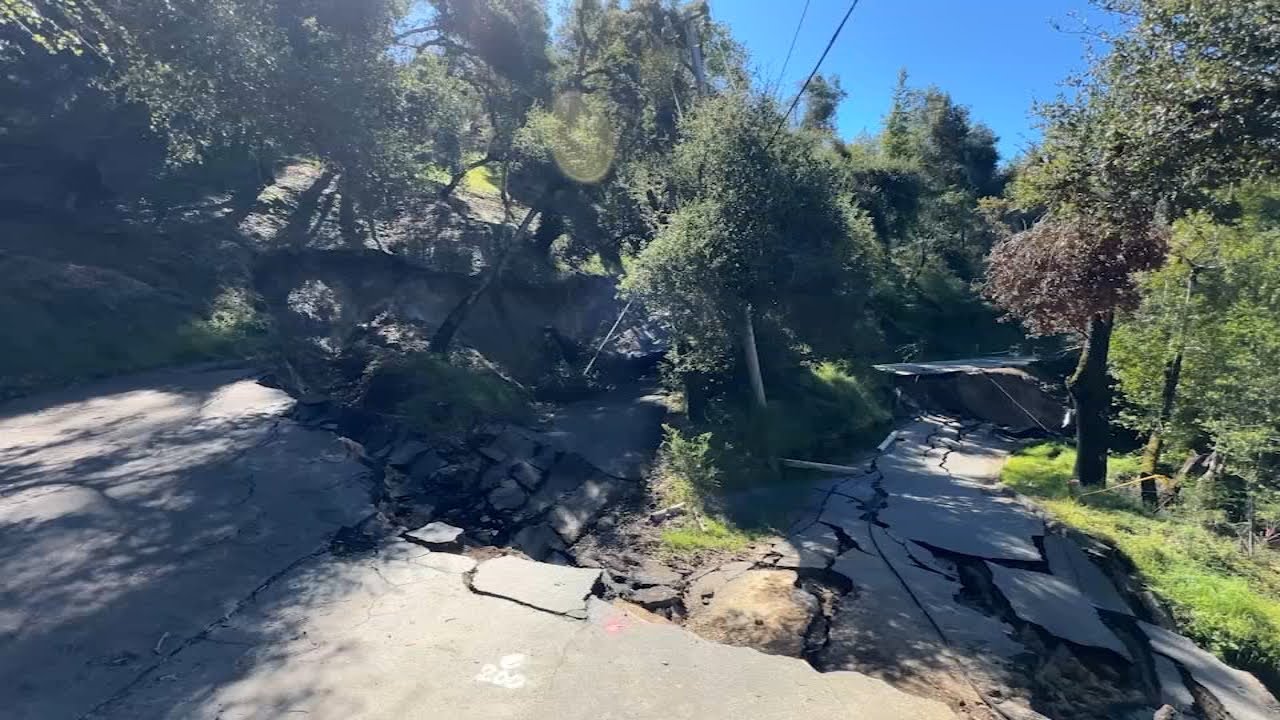 Santa Cruz neighborhood struggling after road access still blocked from major landslide