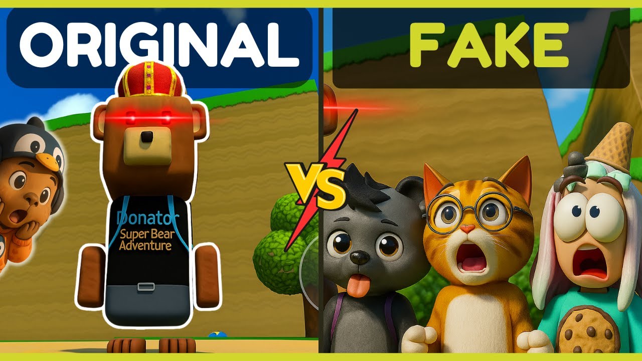 Perbedaan 3 Game Palsu yang Meniru Super Bear Adventure Asli