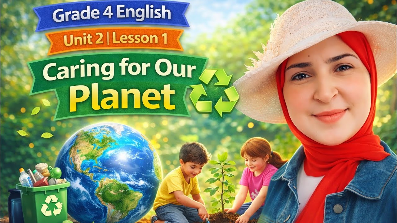Caring for Our Planet | Grade 4 English | Unit 2 Lesson 1 🌍