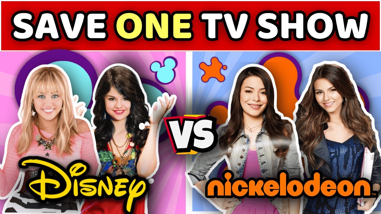 Викторина Disney против Nickelodeon 🎬 Спасите ОДНО телешоу: какое из них останется?