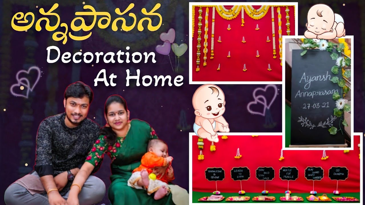 Annaprasana Decoration Ideas At Home | DIY Decor | Mr & Mrs Nissah