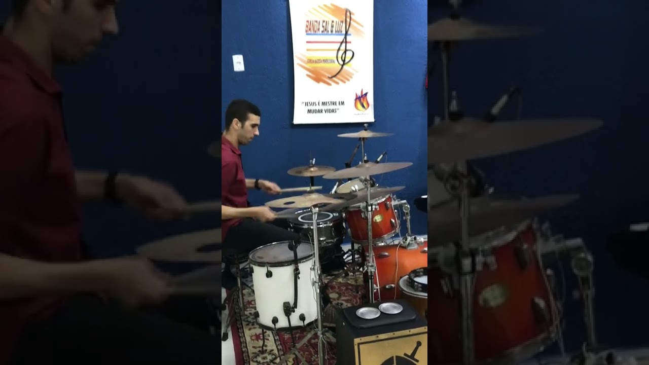 Poderoso Deus - Drum Cam - Ricardin Batera