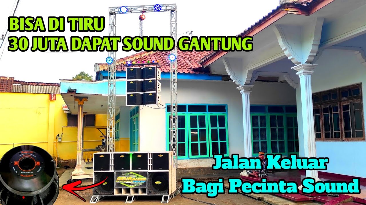 OWNER CREATIVE..! Solusi Hemat Biaya Untuk Rakit Sound System  Gantung