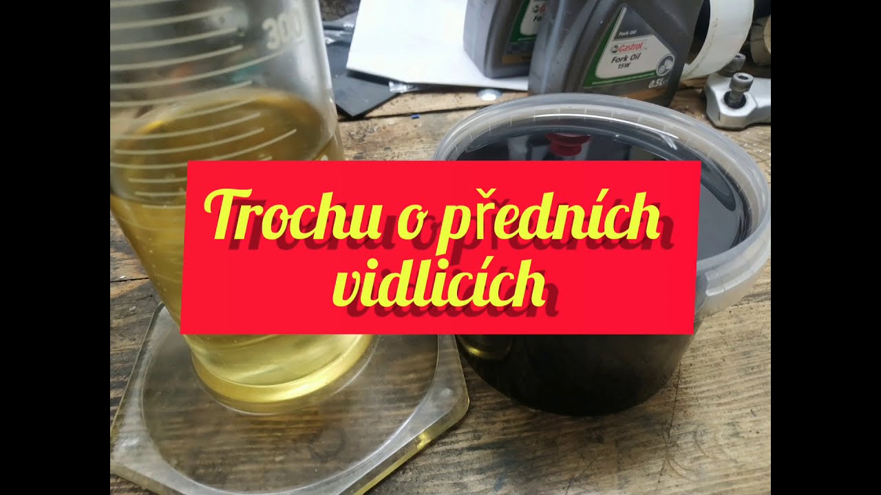 Výměna oleje v předních vidlicích