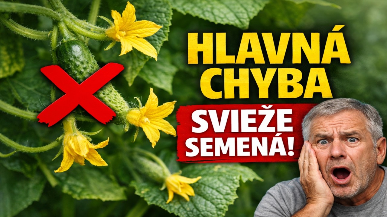 Dávajú vám uhorky len SAMČIE kvety? Toto je HLAVNÁ chyba s čerstvými semenami, ktorú robia VŠETCI!