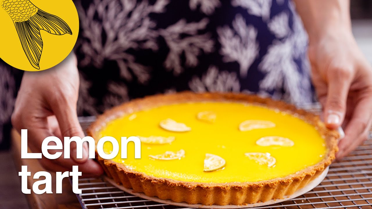 Classic lemon tart recipe with tricks to a perfect smooth tart shell—key lime pie