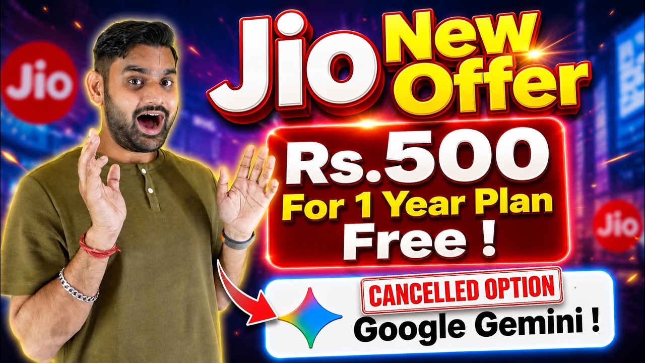 Jio New Offer 2026 🔥 Free JioHotstar 1 Year Subscription | Google AI Pro Cancellation Process