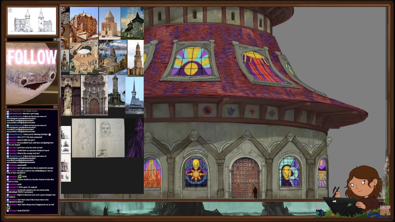 The Church of Bright is close to completion - Concept art for Druwides