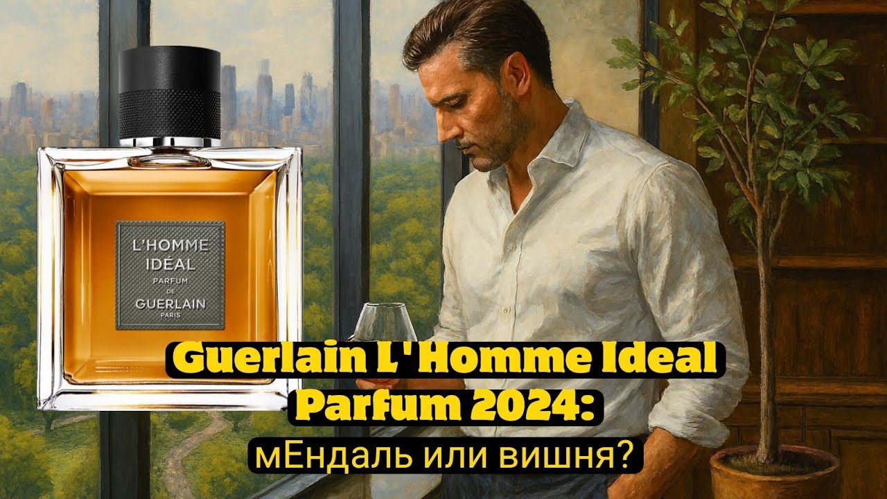 GUERLAIN L'HOMME IDEAL PARFUM 2024: МИНДАЛЬ ИЛИ ВИШНЯ?