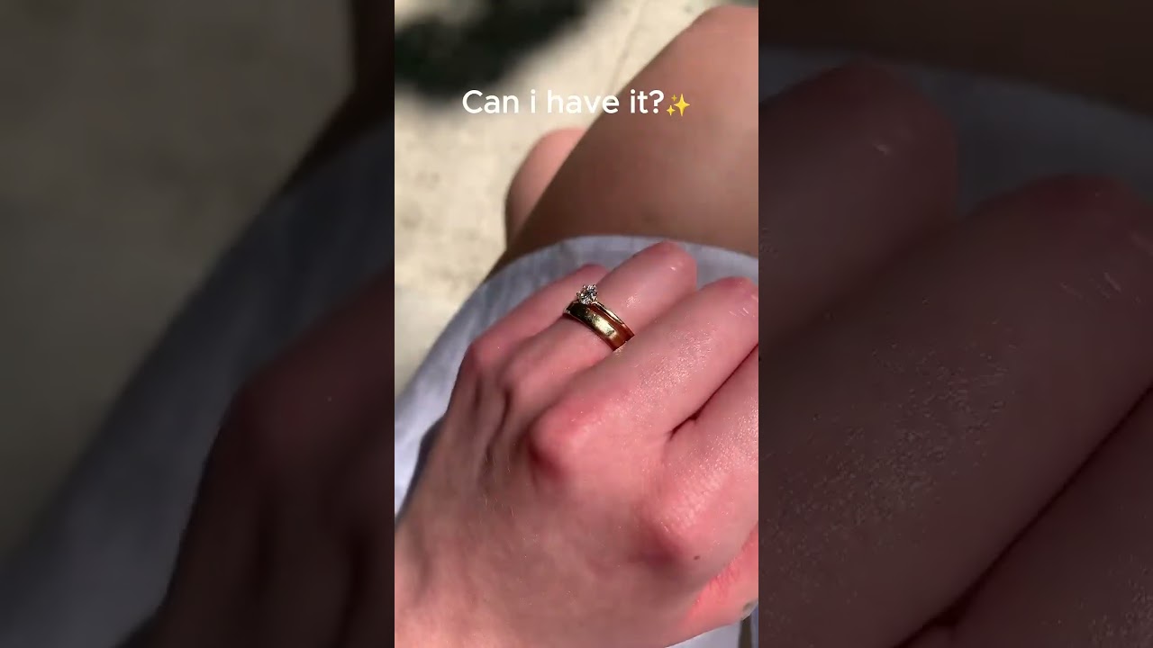1 Carat Diamond Ring 💎 Real Gold Classy Solitaire Engagement Ring✨#adinastone