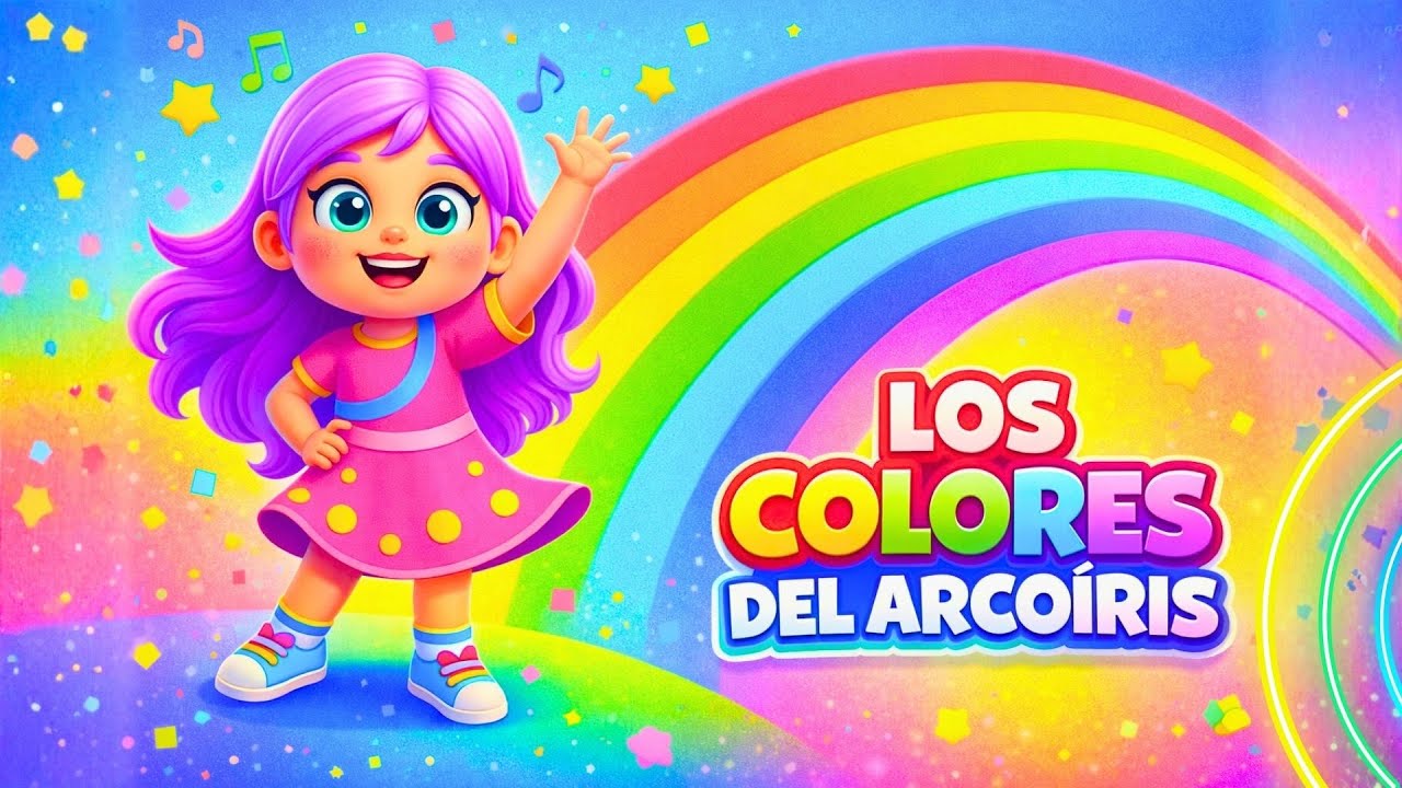 Los colores del Arcoíris con Lisi  🌈 | Canción Educativa para Niños | Aprende los Colores