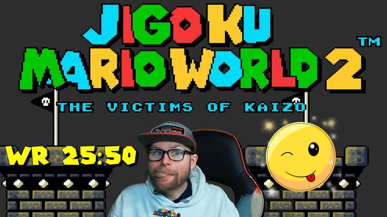 Jigoku Mario World 2  WR in 25:50  ( 11 Deaths )