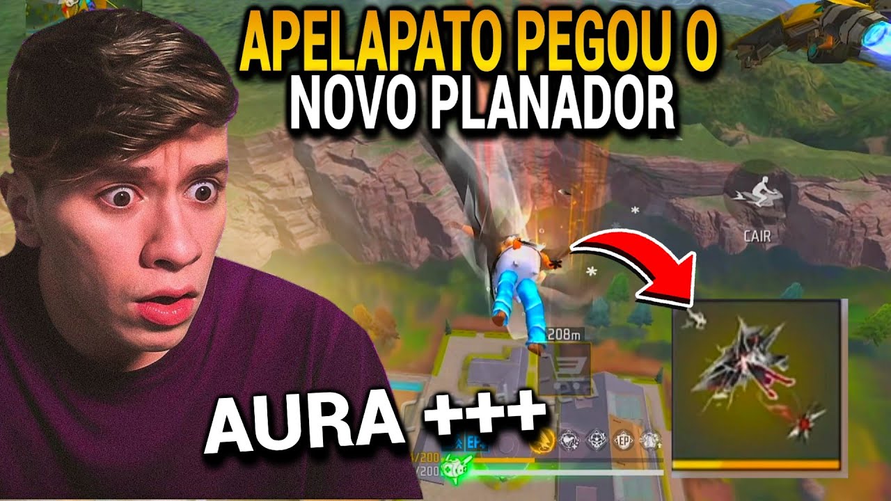 APELAPATO'S REACTION TO GETTING THE NEW CHRISTMAS AURA GLIDER AND SKINS FROM THE FREE FIRE MYSTER...