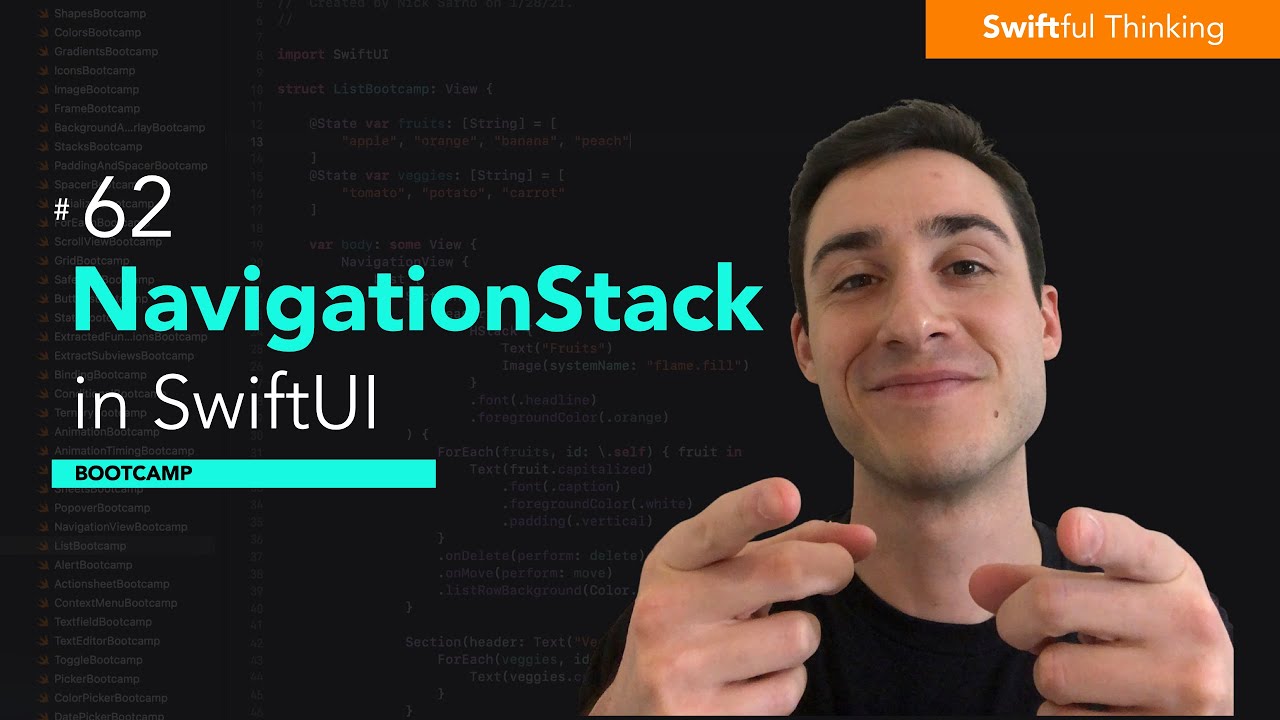 Как использовать NavigationStack в SwiftUI | Учебный лагерь №62